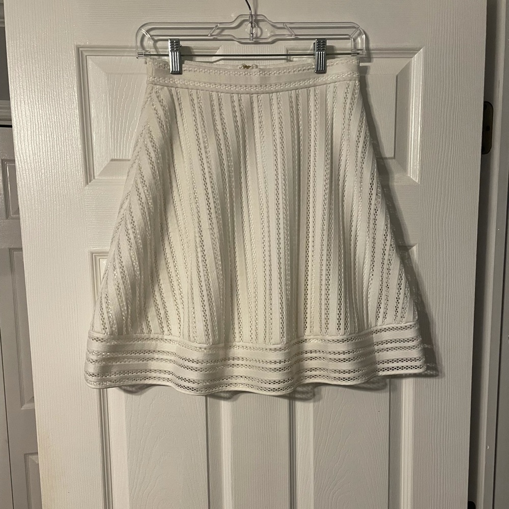 J. Crew hole pattern skater skirt
